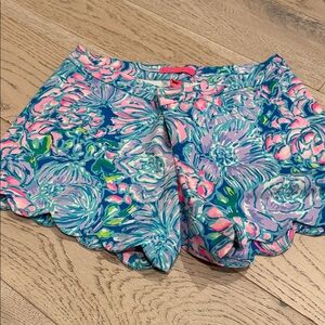 Lili Pulitzer Floral Women's Shorts - Blue and Pink